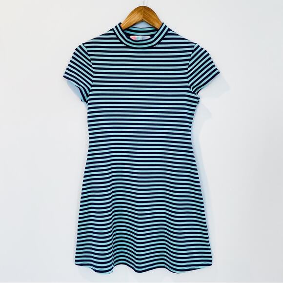 Free People Beach On The Line Striped Dress Blue Green XS NWOT - Picture 1 of 14